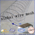 Galvanized PVC Coated Razor Barbed Wire Mesh Fence